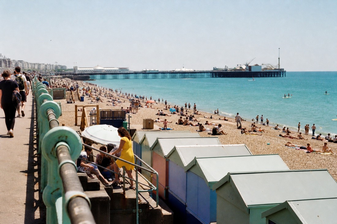 Is Brighton beach sand or pebbles? in Brighton
