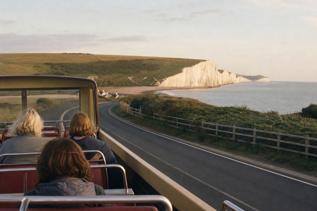 What do you pass on the Brighton to Eastbourne bus? in Brighton