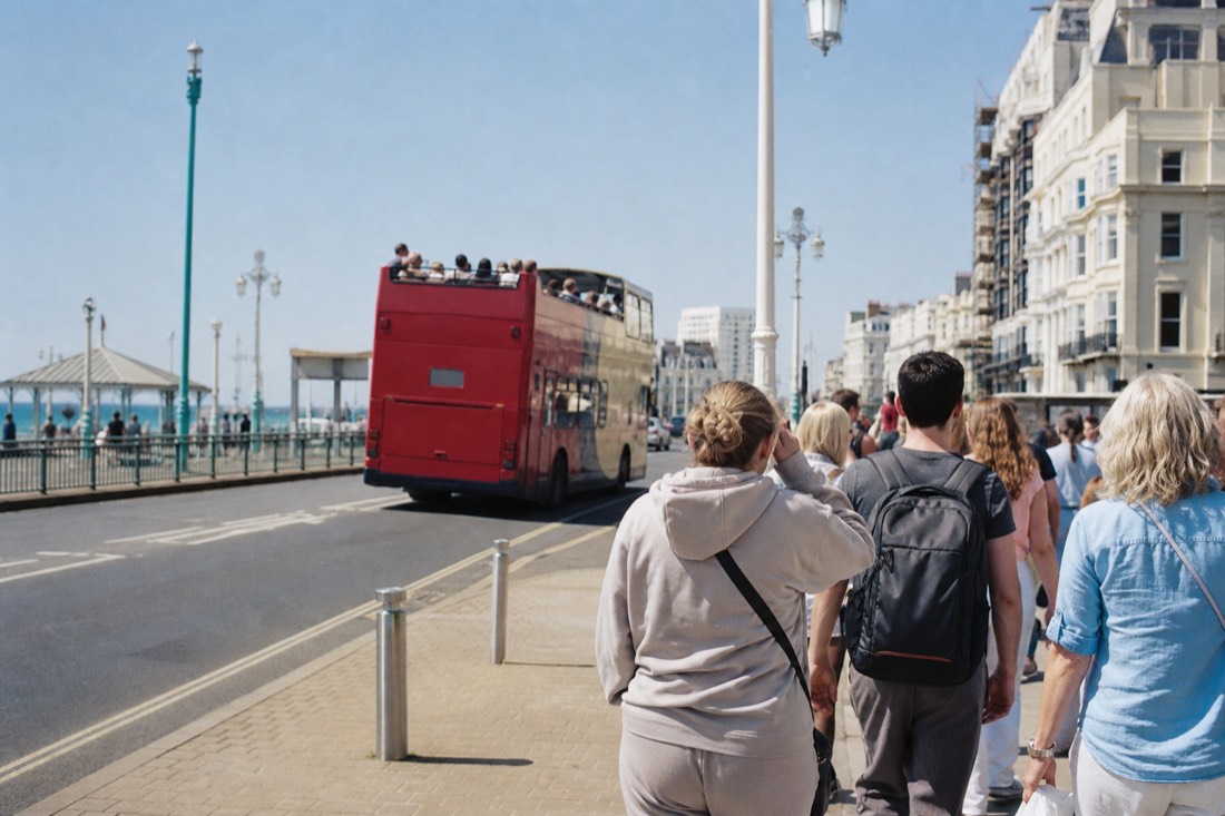 How far is Brighton from London? in Brighton